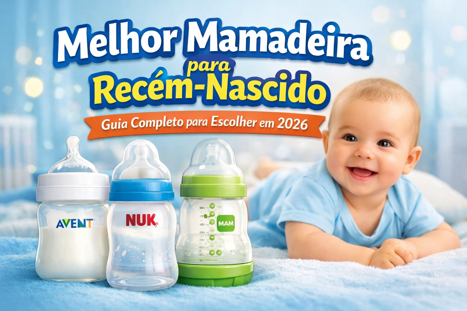 🛒 Melhor Mamadeira para Recém-Nascido: Guia Completo para Escolher em 2026