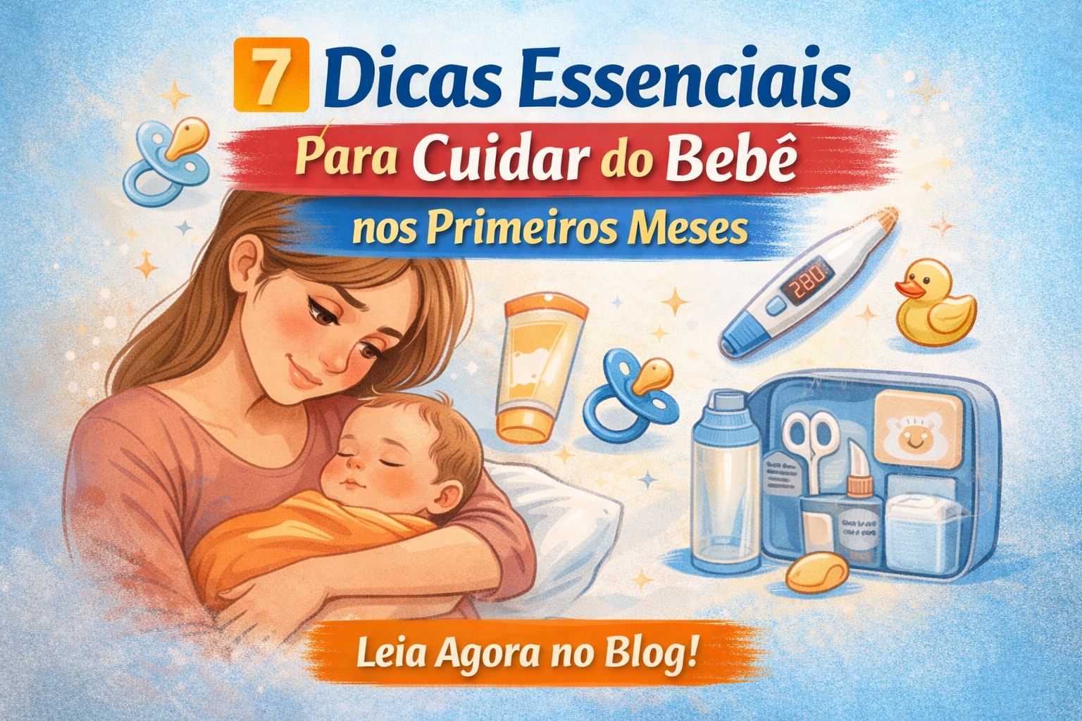 7 Dicas Essenciais Para Cuidar do Bebê nos Primeiros Meses