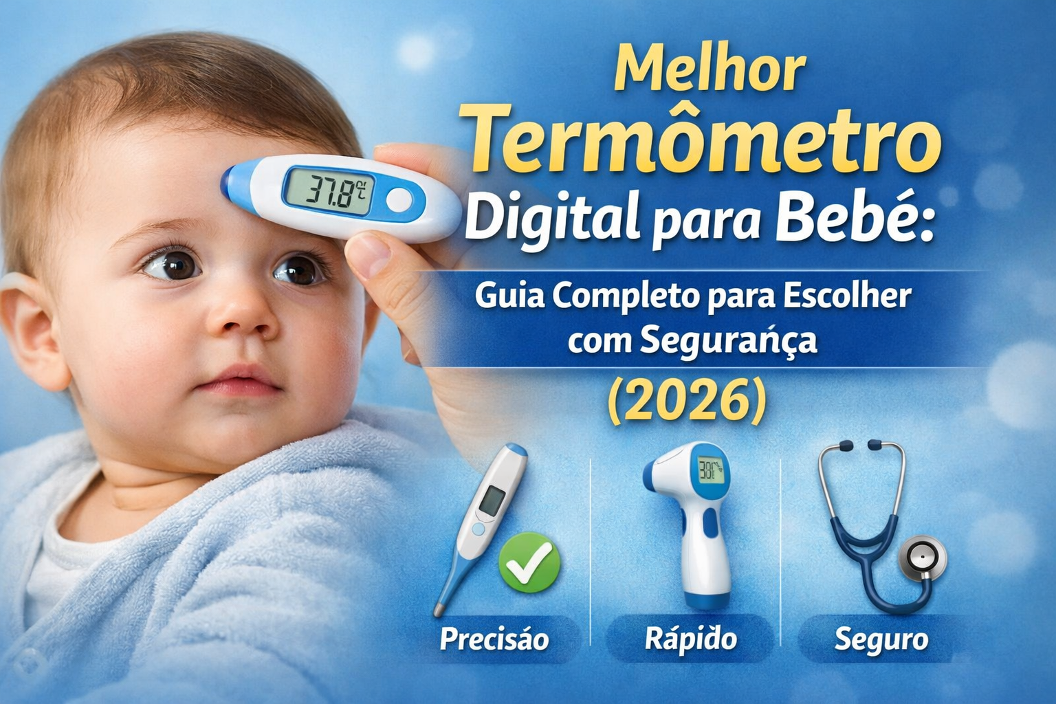 🛒 Melhor Termômetro Digital para Bebê: Guia Completo para Escolher com Segurança