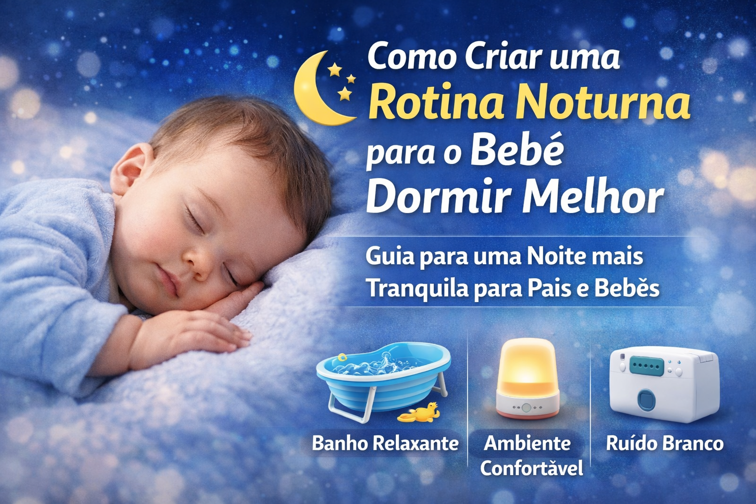 💤 Como Criar uma Rotina Noturna para o Bebê Dormir Melhor