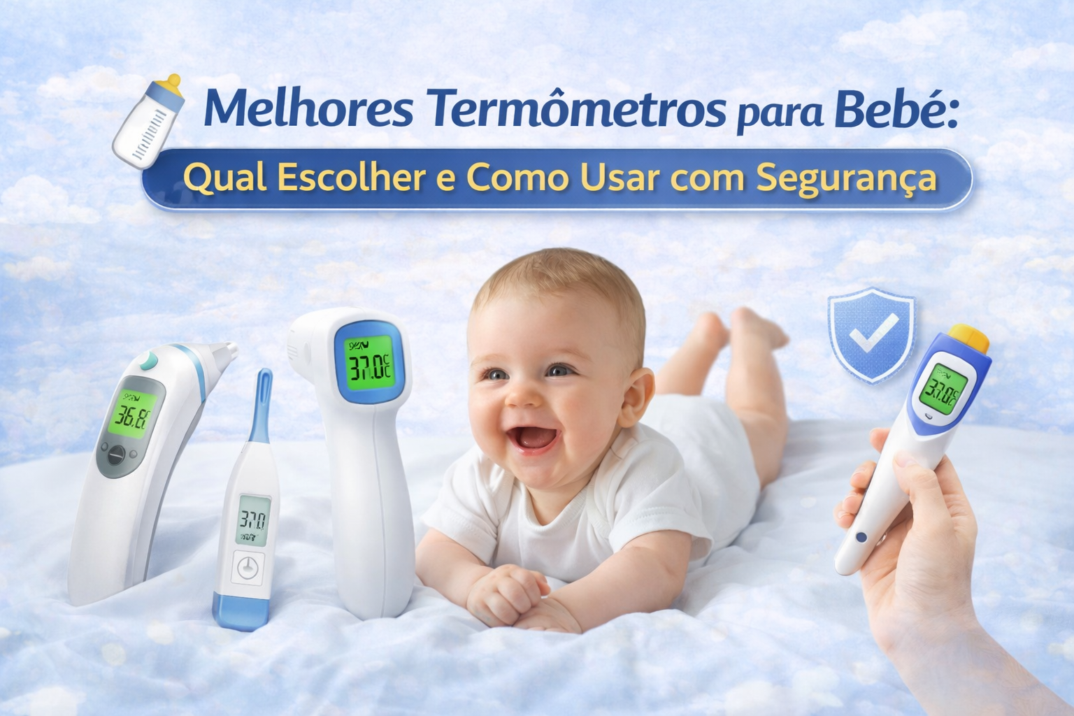 🍼 Melhores Termômetros para Bebê: Qual Escolher e Como Usar com Segurança