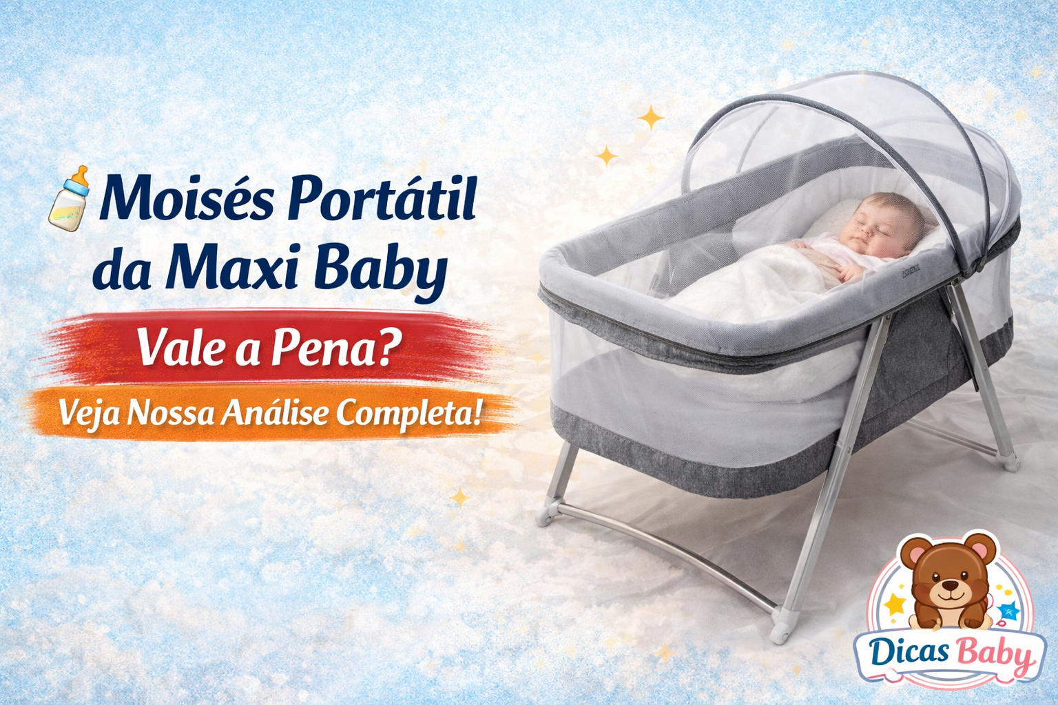 🍼 Moisés Portátil da Maxi Baby: Conforto e Praticidade para o Seu Bebê