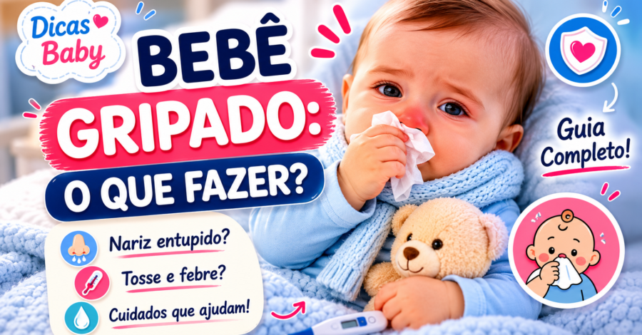 Bebê Gripado: O Que Fazer? Guia Completo para Pais