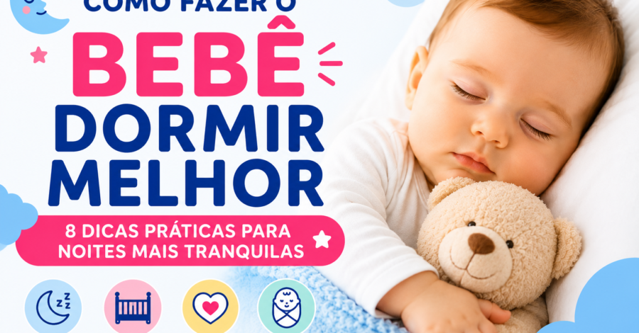 👶💤 Como Fazer o Bebê Dormir Melhor: 8 Dicas Práticas Para Noites Mais Tranquilas