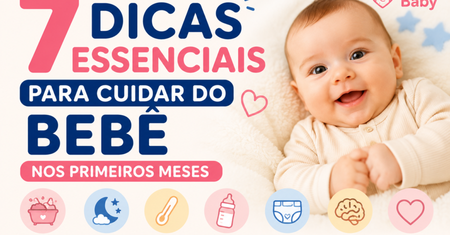 7 Dicas Essenciais Para Cuidar do Bebê nos Primeiros Meses