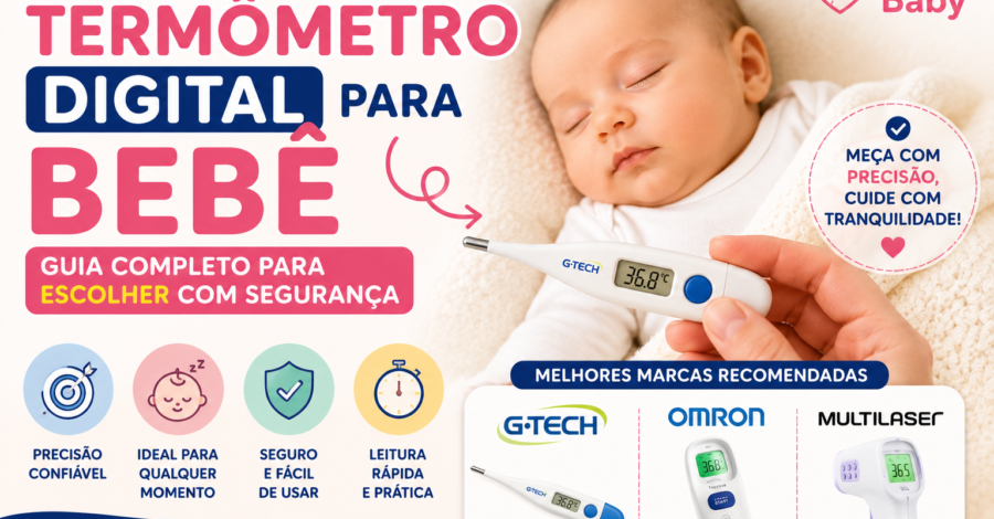 🛒 Melhor Termômetro Digital para Bebê: Guia Completo para Escolher com Segurança