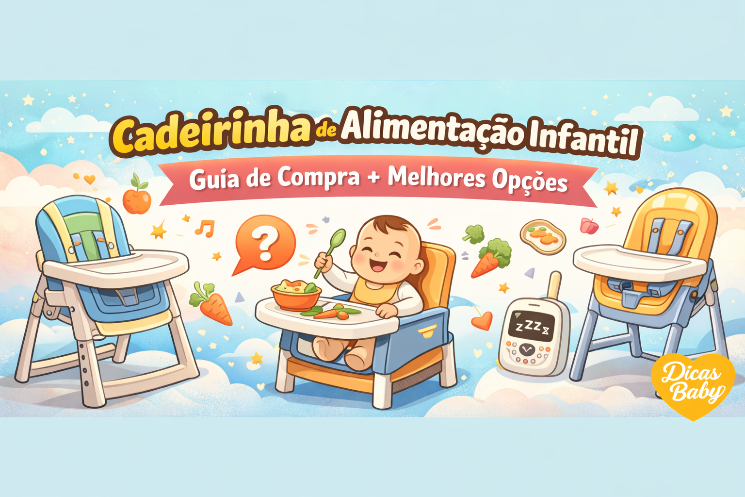 🪑💛 Cadeirinha de Alimentação Infantil: Guia de Compra + Melhores Opções