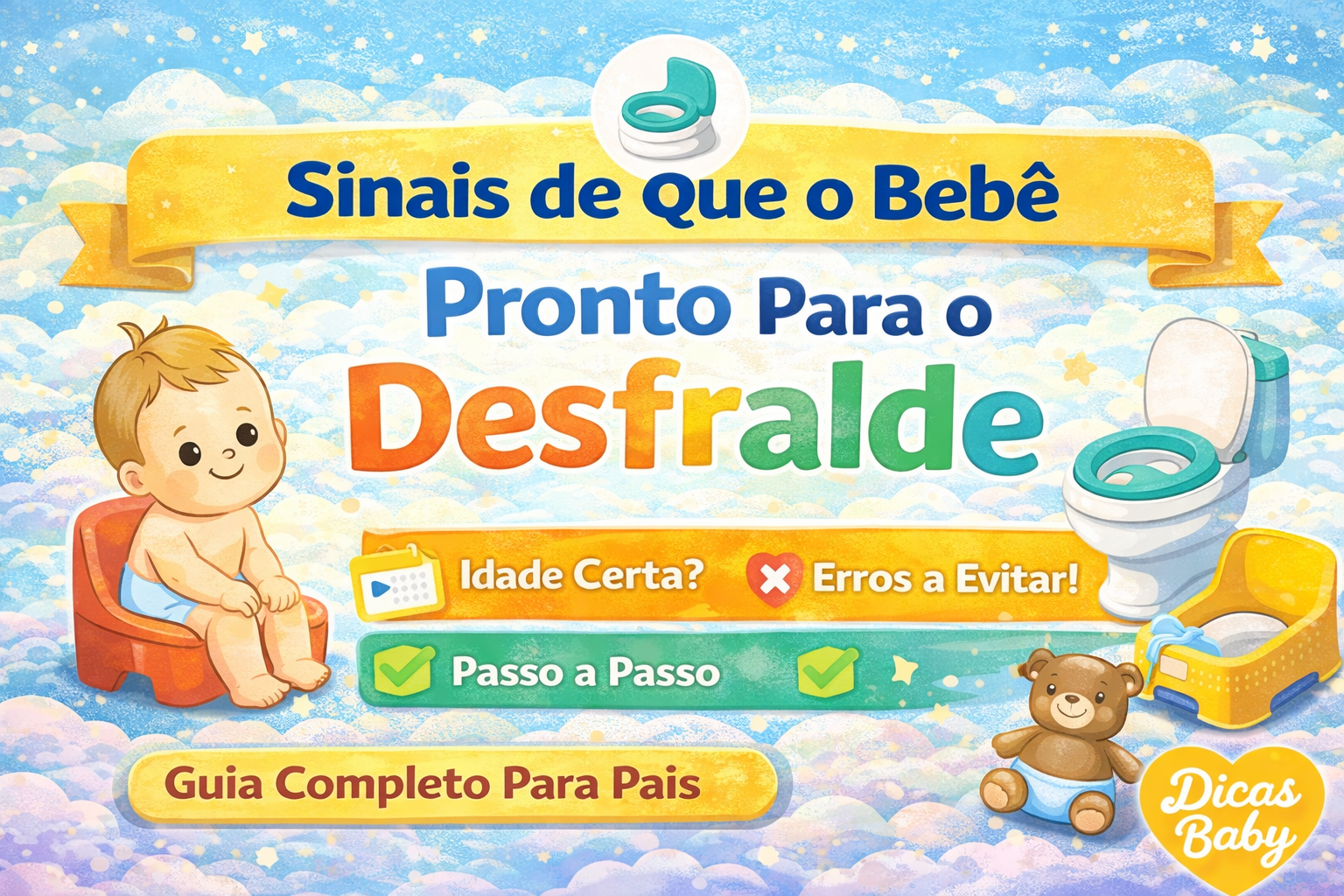 🚼 Sinais de Que o Bebê Está Pronto Para o Desfralde