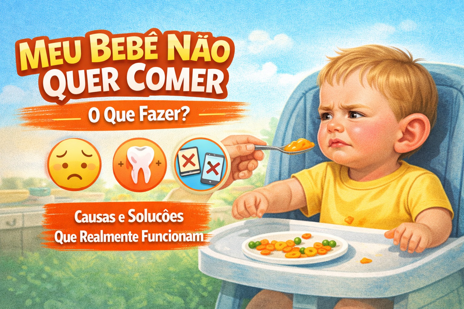 Meu Bebê Não Quer Comer: O Que Fazer? Causas e Soluções Que Realmente Funcionam