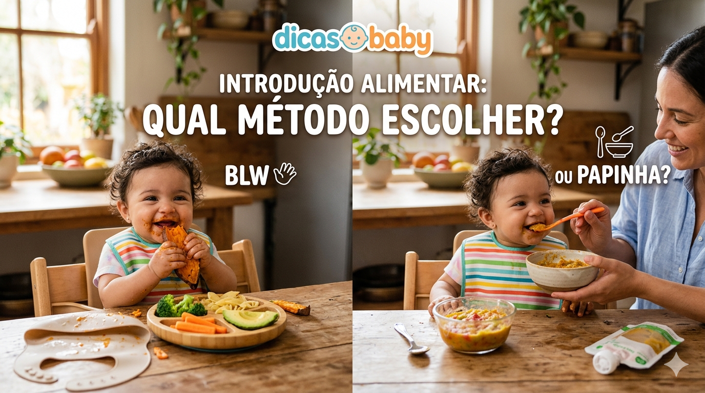 🥣👶 BLW ou Papinha: Qual Método Escolher na Introdução Alimentar?