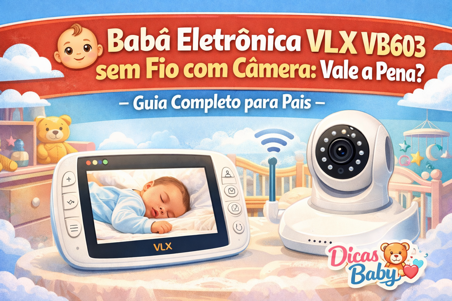 👶 Babá Eletrônica VLX VB603 sem Fio com Câmera: Vale a Pena? Guia Completo para Pais