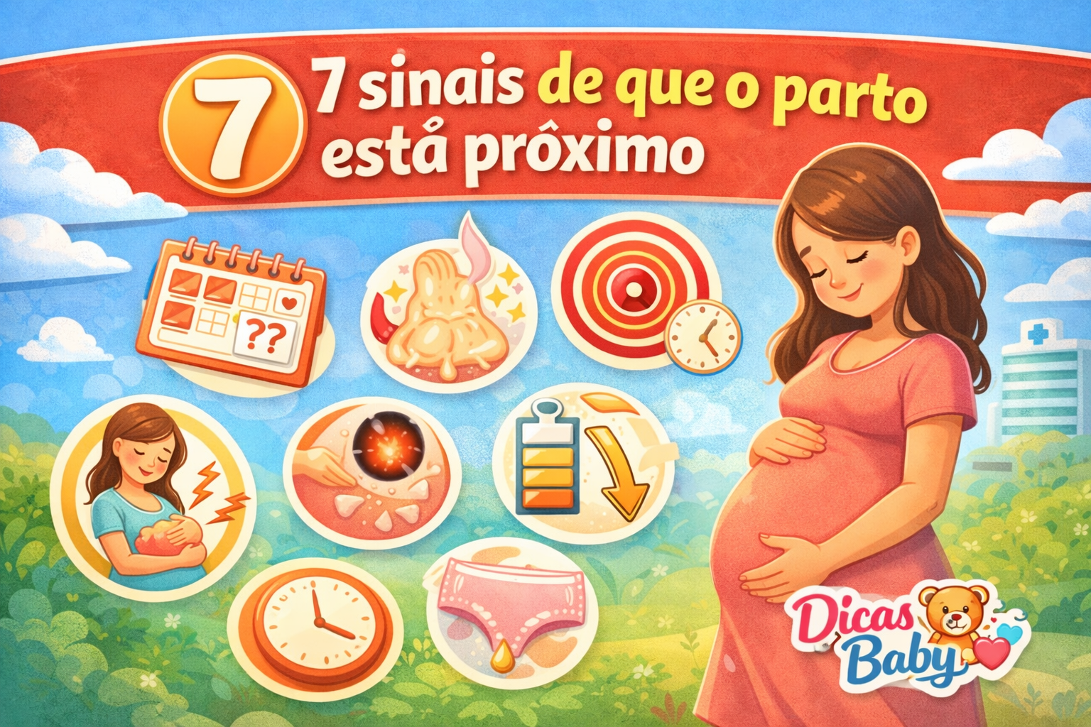 Sinais de parto próximo: 7 sinais claros de que o bebê vai nascer