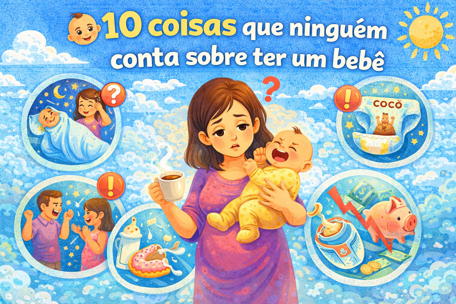👶 10 coisas que ninguém conta sobre ter um bebê