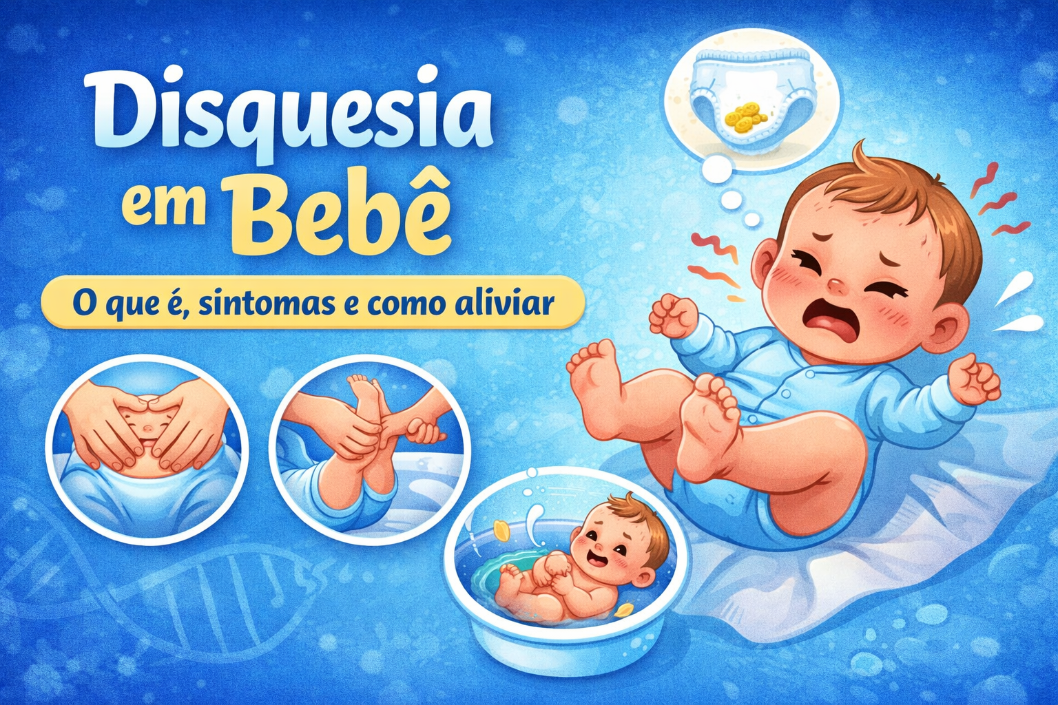 👶 Disquesia em bebê: o que é, sintomas e como aliviar