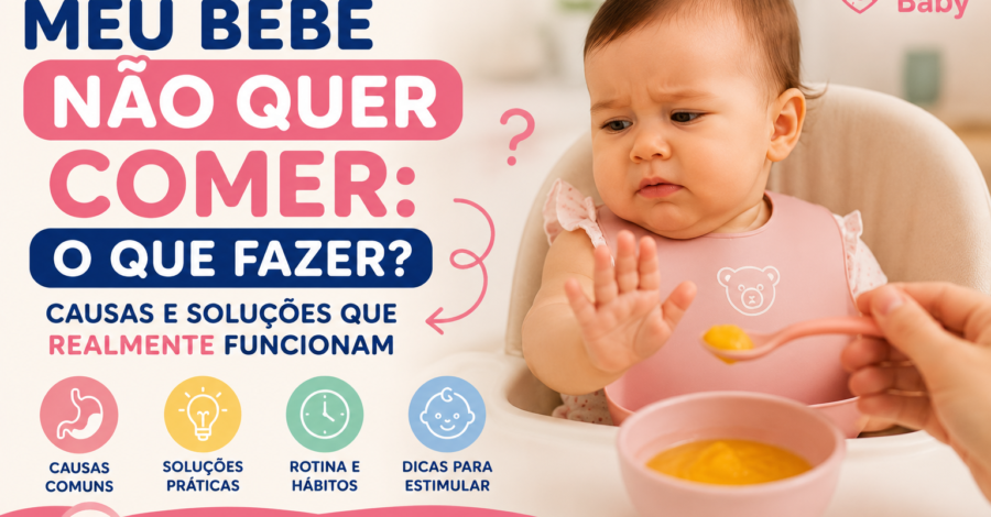 Meu Bebê Não Quer Comer: O Que Fazer? Causas e Soluções Que Realmente Funcionam