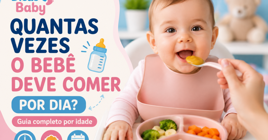 🍼 Quantas vezes o bebê deve comer por dia? Guia completo por idade