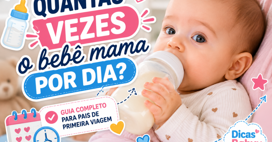 🍼 Quantas vezes o bebê mama por dia? Guia completo para pais de primeira viagem