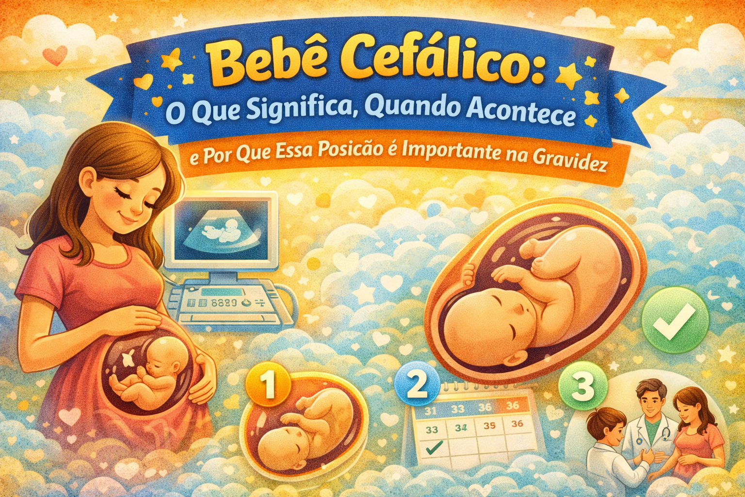 Bebê Cefálico: O Que Significa, Quando Acontece e Por Que Essa Posição é Importante na Gravidez