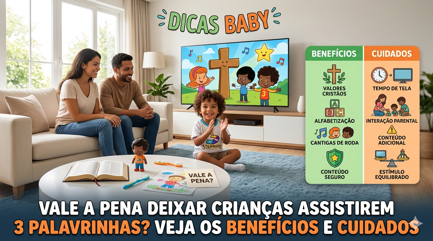 Vale a Pena Deixar Crianças Assistirem 3 Palavrinhas? Veja os Benefícios e Cuidados