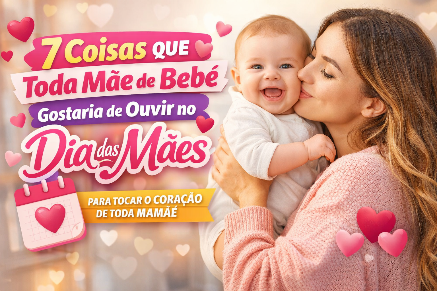 🔥 7 coisas que toda mãe de bebê gostaria de ouvir no Dia das Mães