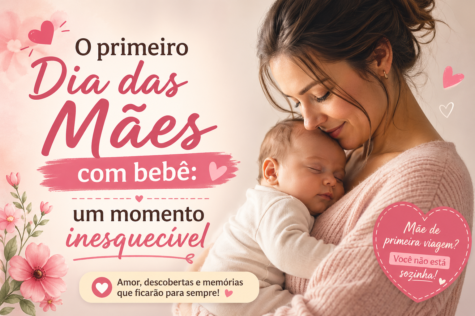 🔥 O primeiro Dia das Mães com bebê: um momento inesquecível