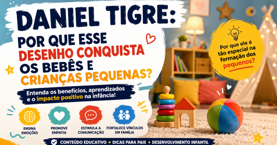 🐯 Daniel Tigre: por que esse desenho conquista os bebês e crianças pequenas?