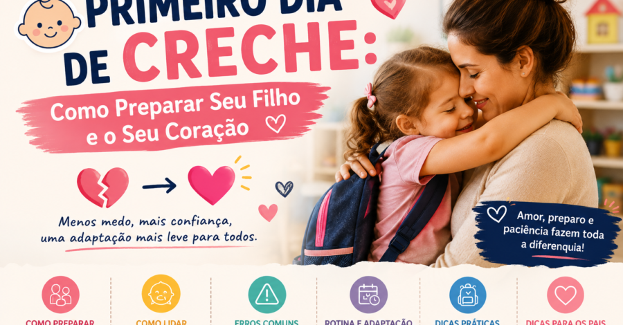 👶 Primeiro Dia de Creche: Como Preparar Seu Filho e o Seu Coração 💔➡️💖