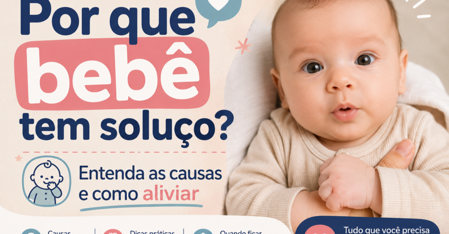 👶 Por que bebê tem soluço? Entenda as causas e como aliviar