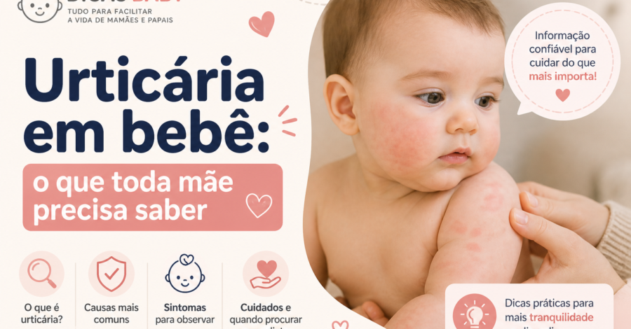 👶 Urticária em bebê: o que toda mãe precisa saber