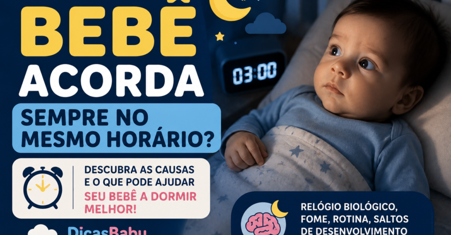 😴 Por Que o Bebê Acorda Sempre no Mesmo Horário? A Explicação Pode Surpreender Você