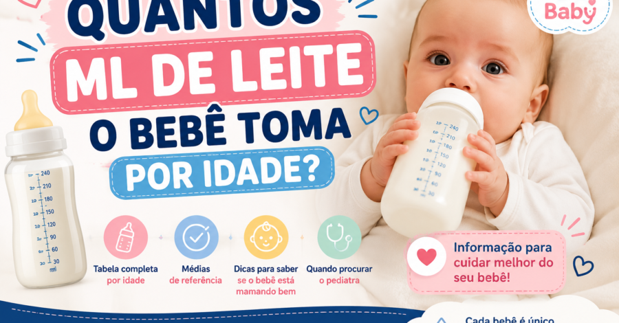 🍼 Quantos ml de Leite o Bebê Toma por Idade? Tabela Completa para Pais de Primeira Viagem