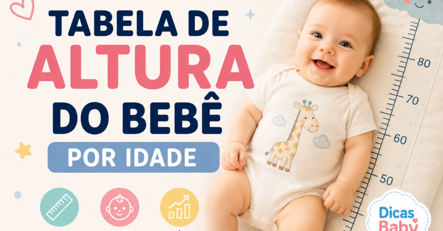 📏 Tabela de Altura do Bebê por Idade: Guia Completo para Acompanhar o Crescimento