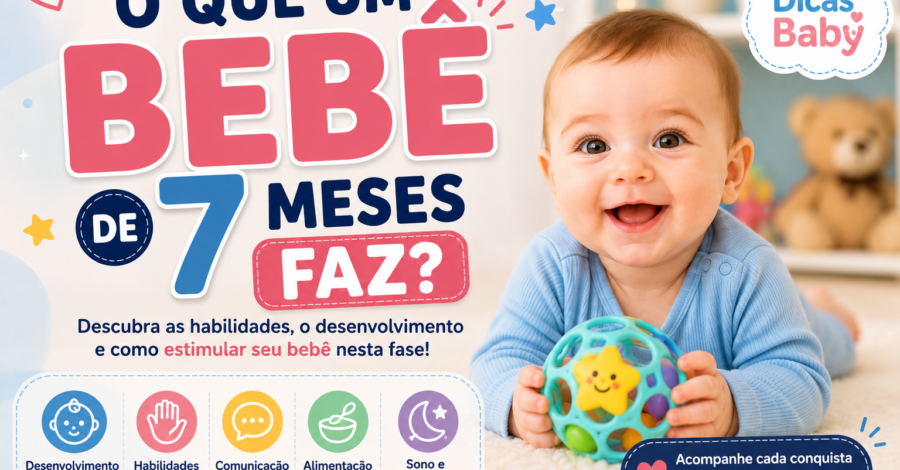 👶 O Que um Bebê de 7 Meses Faz? Desenvolvimento, Habilidades e Como Estimular