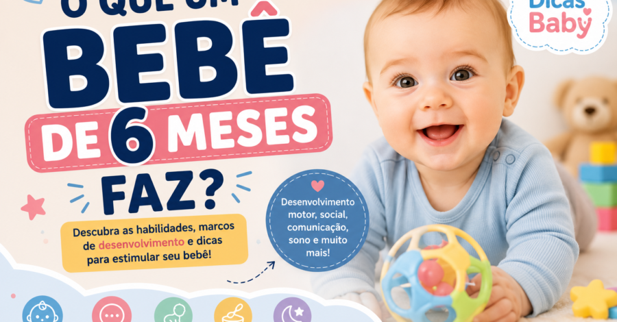 👶 O Que um Bebê de 6 Meses Faz? Desenvolvimento, Habilidades e o Que Esperar Nesta Fase